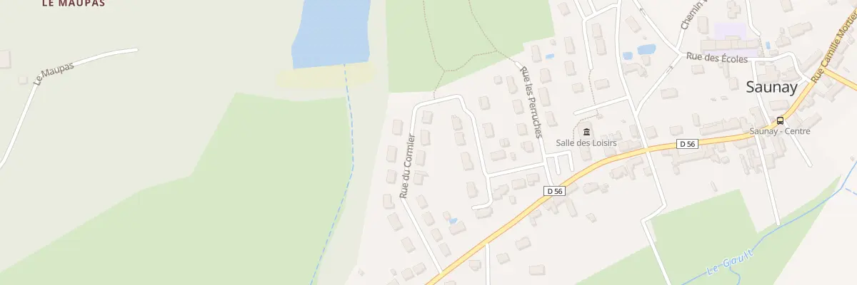 Plan du 14 Rue du Cormier à Saunay