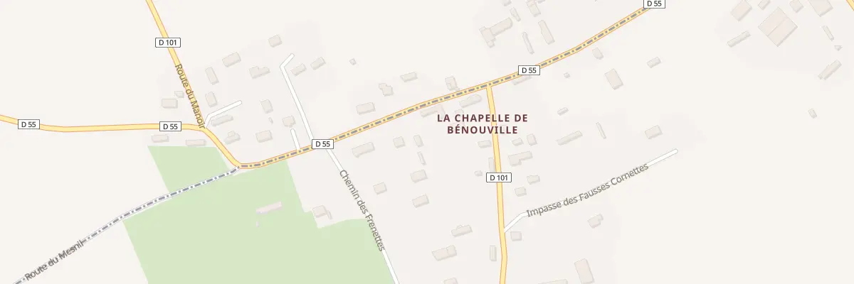 Plan du 4 Rte du Bois des Landes à Saint-Pierre-Bénouville