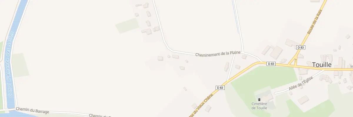 Plan du 3 Chem de la Plaine à Touille
