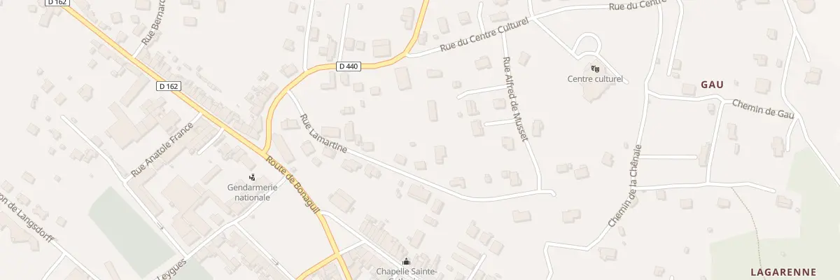 Plan du 18 Rue Lamartine à Fumel