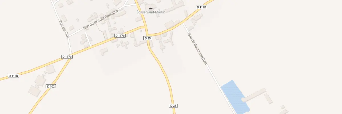 Plan du 6 Rue des Fonderies à Beauche