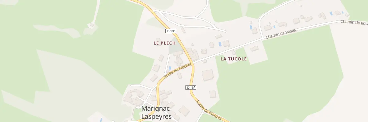 Plan du 12 Le Village à Marignac-Laspeyres