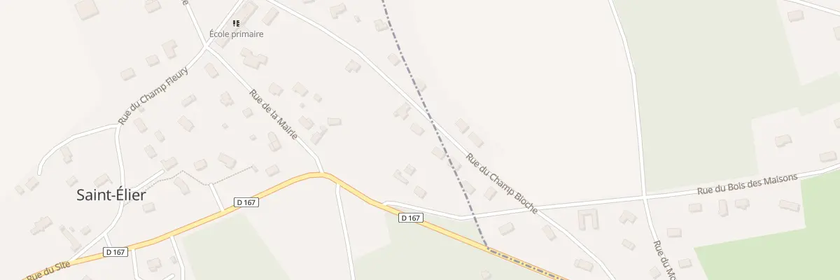 Plan du 5 Rue du Champ Bioche à La Croisille