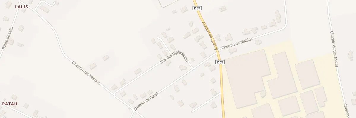 Plan du 14 Rue des Dipladénias à Malause