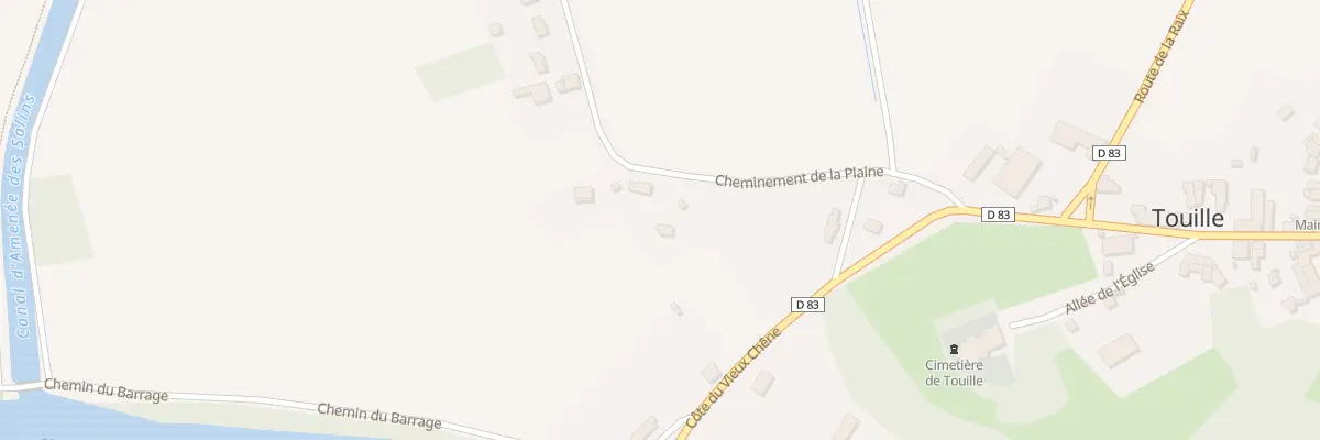 Plan du 5 Chem de la Plaine à Touille