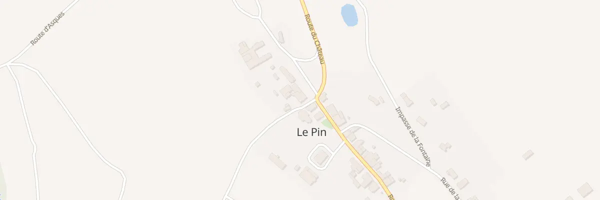 Plan du 5045 Le Pin au Pin