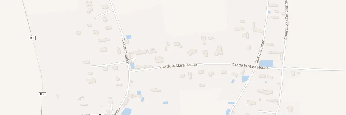 Plan du 5 Rue de la Mare Fleurie à Marbeuf