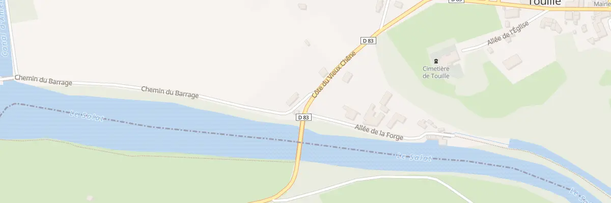 Plan du 30 Cote du Vieux Chene à Touille