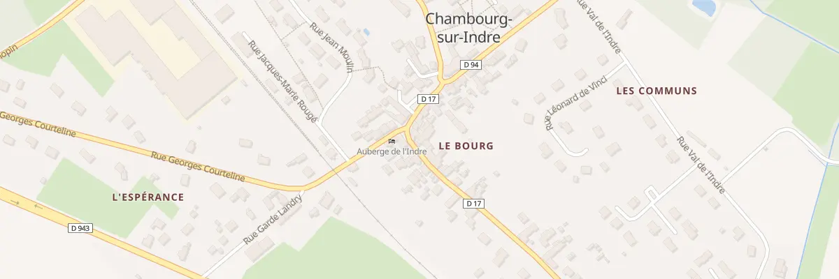 Plan du 25 Rue Ronsard à Chambourg-sur-Indre