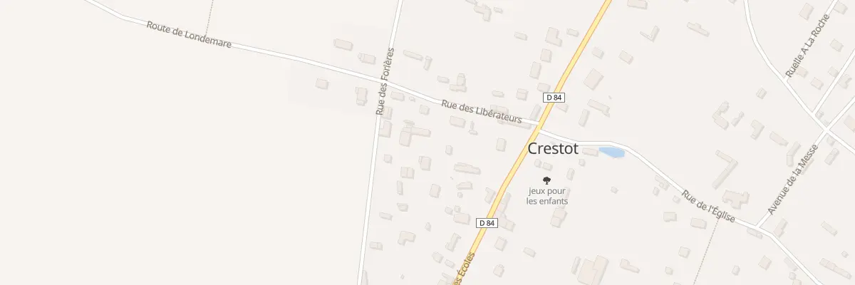 Plan du 16 Rue des Forières à Crestot