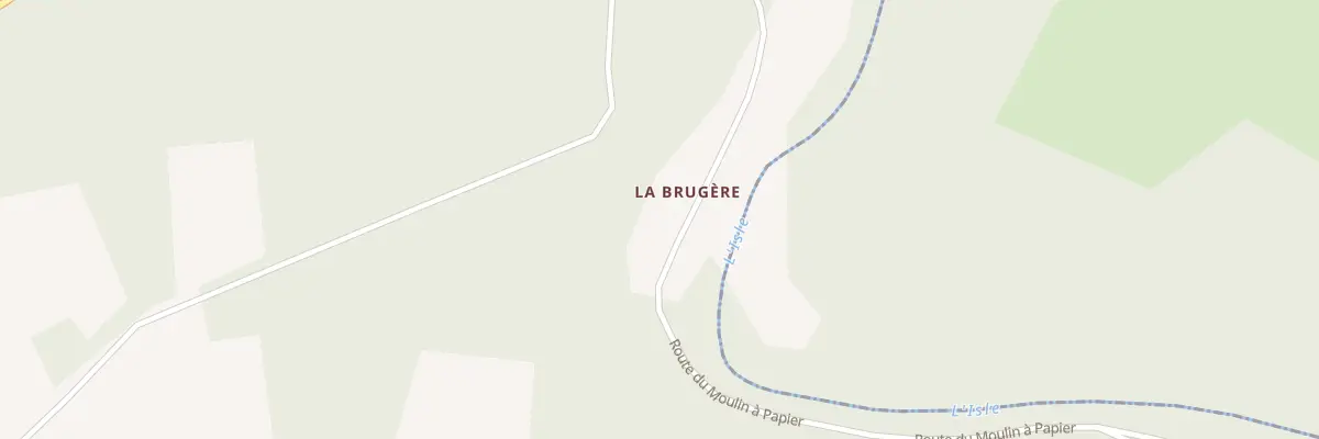 Plan du 296 La Brugere à Nantheuil
