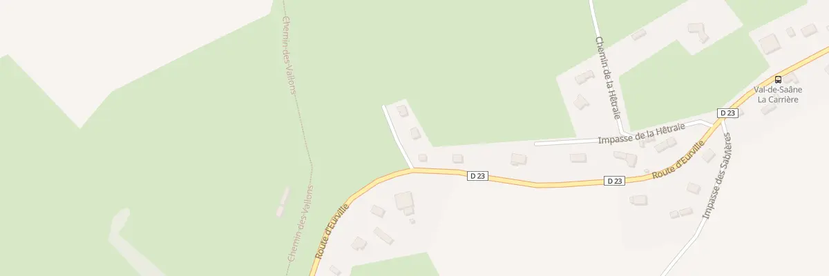 Plan du 1027 Rte d’Eurville à Val-de-Saâne