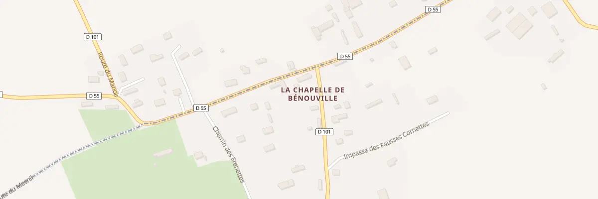 Plan du 33 Rte de la Forge à Saint-Pierre-Bénouville