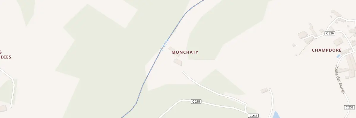 Plan du 106 Monchaty à Nanthiat
