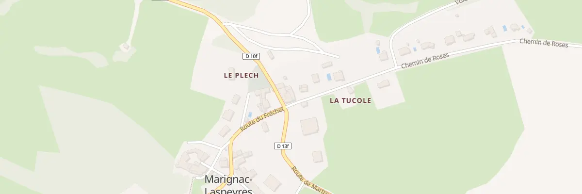 Plan du 6 Mourlec à Marignac-Laspeyres