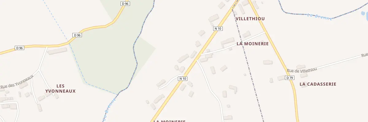 Plan du 72 La Moinerie à Villechauve