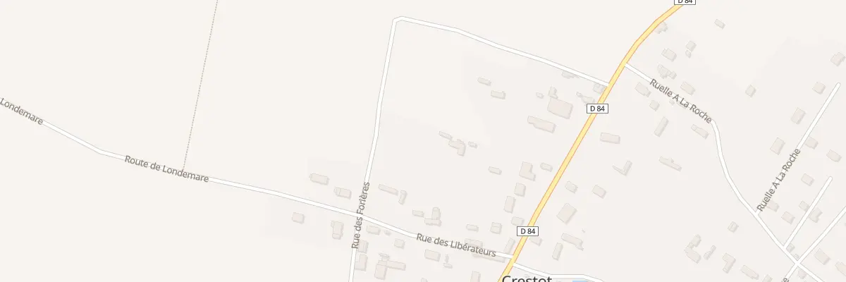 Plan du 22 Rue des Forières à Crestot