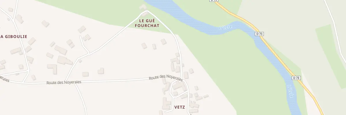 Plan du 65 Che du Gue Fourchat à Mialet