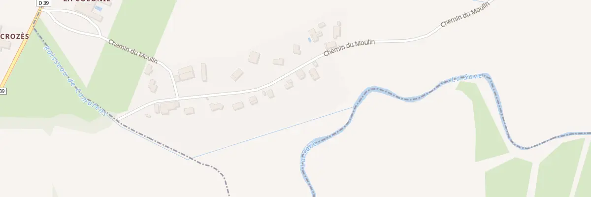 Plan du 9323 Au Moulin à Labastide-Savès