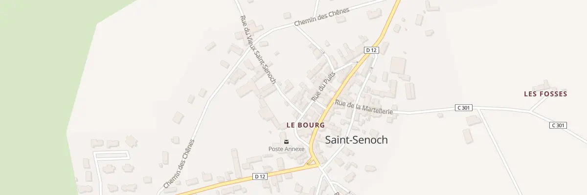 Plan du 2 Rue du Vieux Saint-Senoch à Saint-Senoch