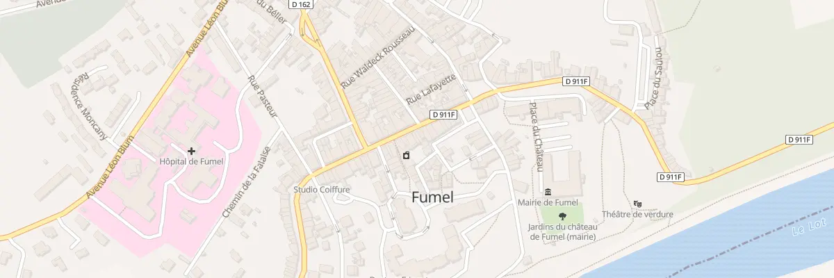 Plan du 19 Rue de la République à Fumel