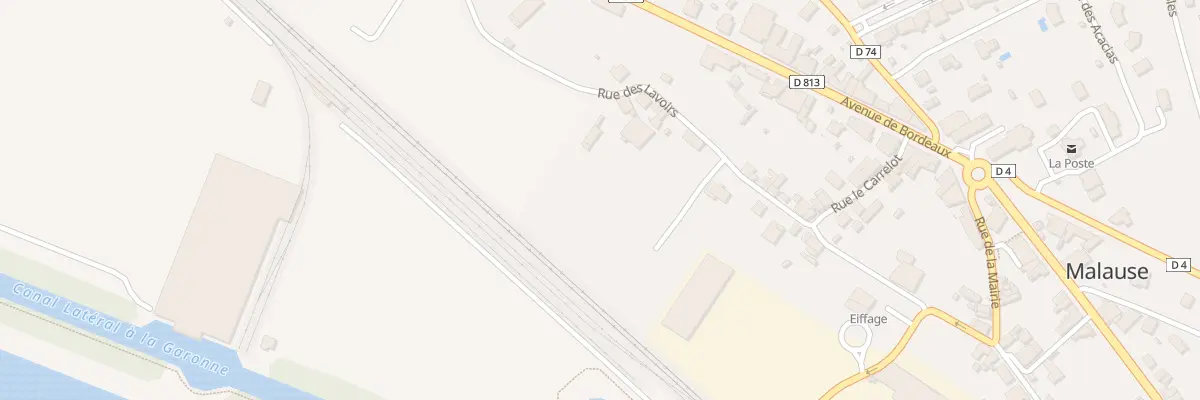 Plan du 5258 Rue des Lavoirs à Malause