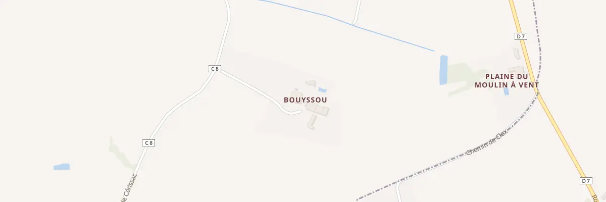 Plan du 5206 Bouyssou à Bourg-de-Visa
