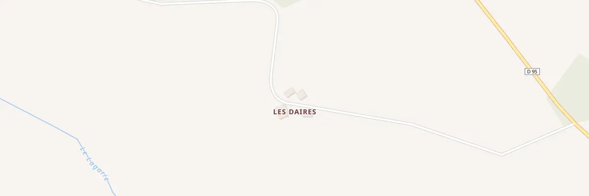 Plan du 2 Les Daires à Blond