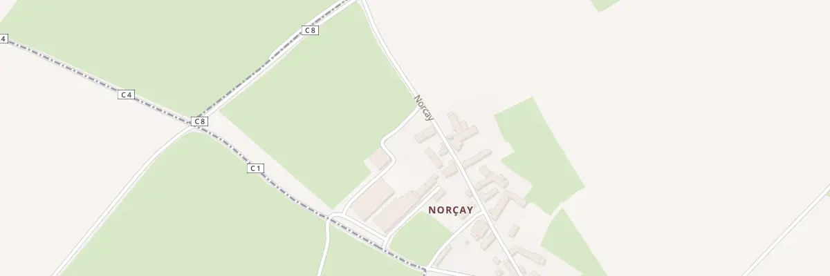 Plan du 10 Norcay à Chédigny