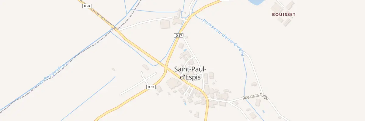 Plan du 44 Imp du Lavoir à Saint-Paul-d’Espis