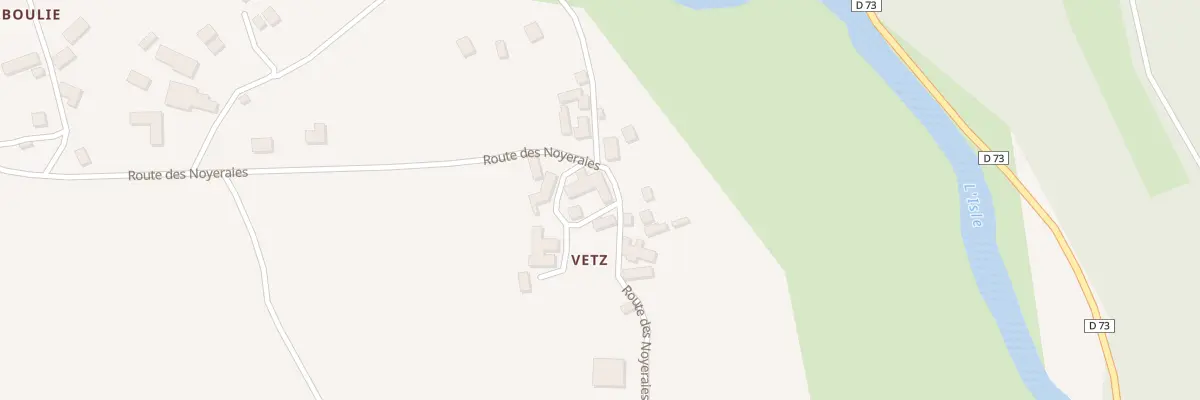 Plan du 150 Vetz Sud à Coulaures