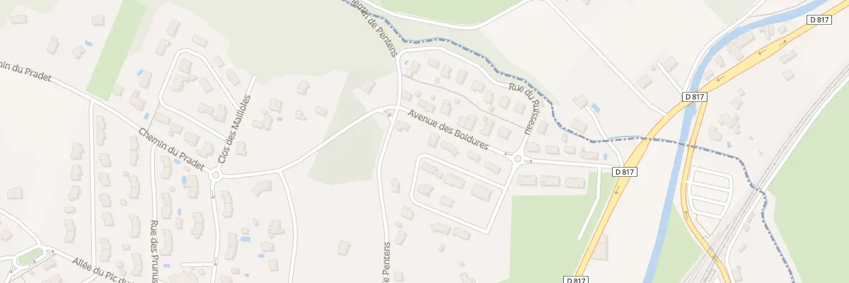 Plan du 8 Boidures à Boussens