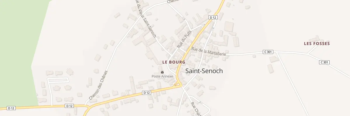 Plan du 5 Rue Barbeneuve à Saint-Senoch