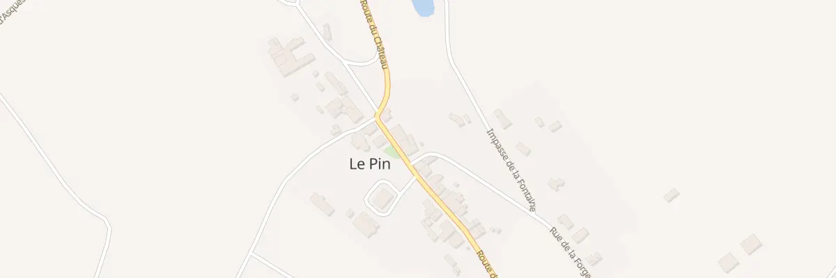 Plan du 5042 Le Pin au Pin