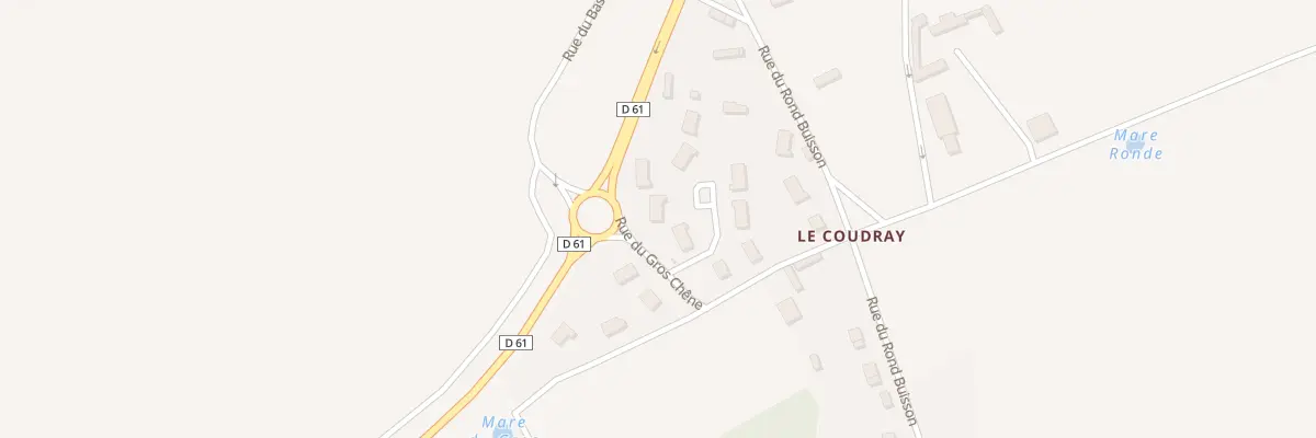Plan du 9005 Lot Le Clos du Gros Chene à La Croisille