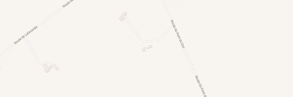 Plan du 981 Rte du Pont du Dor à Bourlens