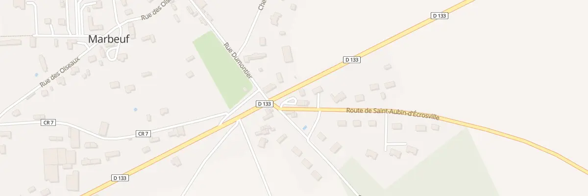 Plan du 1 Rte de St Aubin à Marbeuf