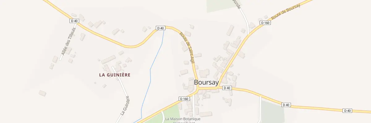 Plan du 1 Rte de Saint-Agil à Boursay