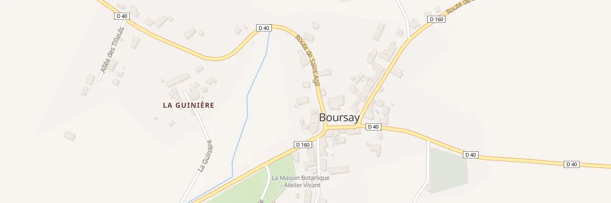 Plan du 7 Pl de l’Eglise à Boursay