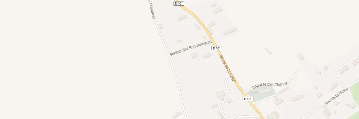 Plan du 5 Sen des Randonneurs à Saint-Pierre-Bénouville