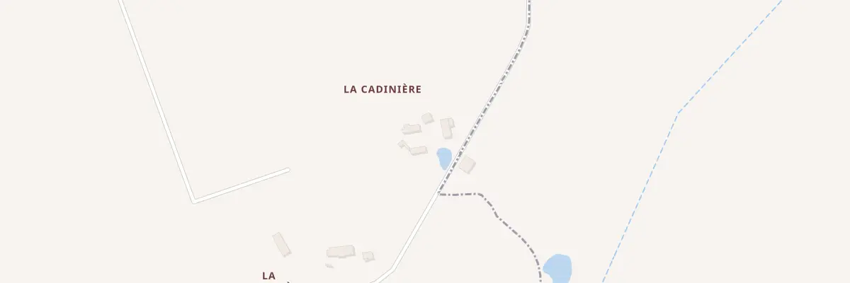 Plan du 87 La Cadiniere à Villechauve