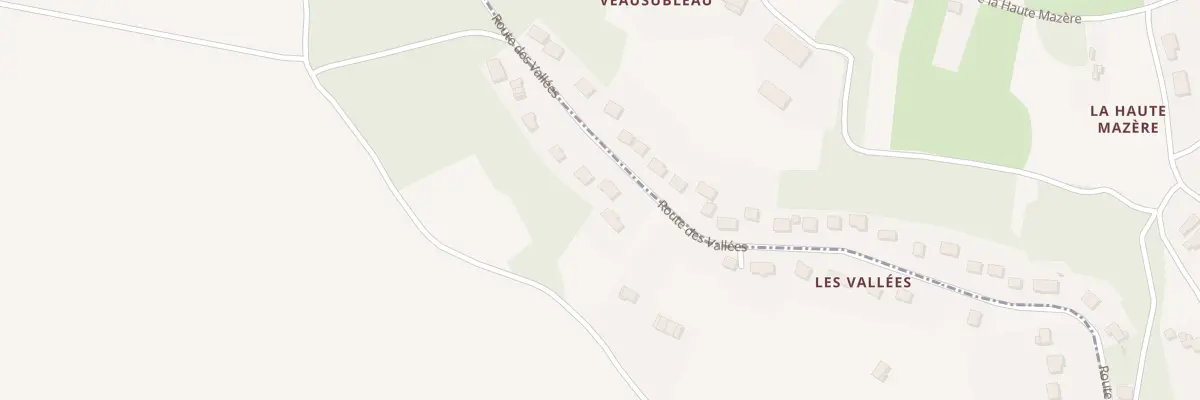 Plan du 43 Rte des Vallées à Nazelles-Négron