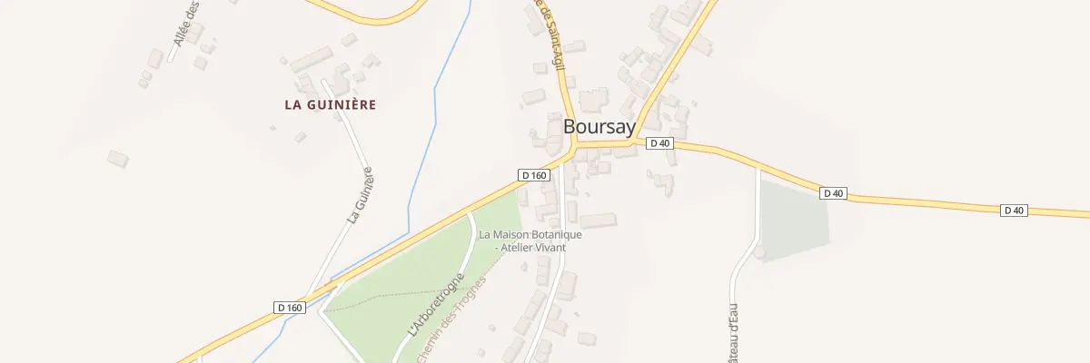 Plan du 4 Rue des Ecoles à Boursay