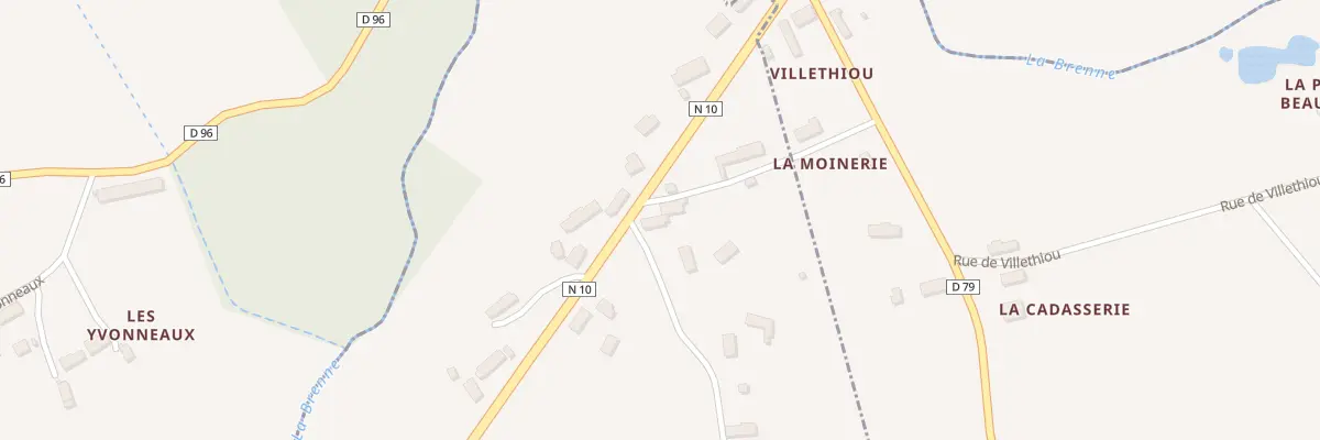 Plan du 3 La Moinerie à Villechauve