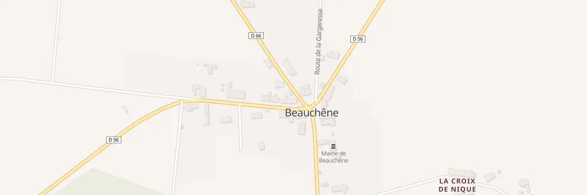 Plan du 2 Rte du Temple à Beauchêne
