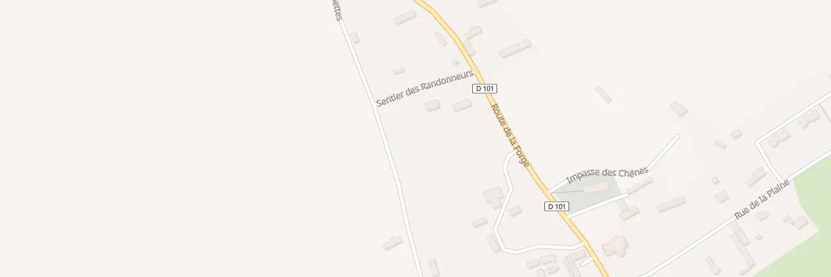 Plan du 3 Sen des Randonneurs à Saint-Pierre-Bénouville