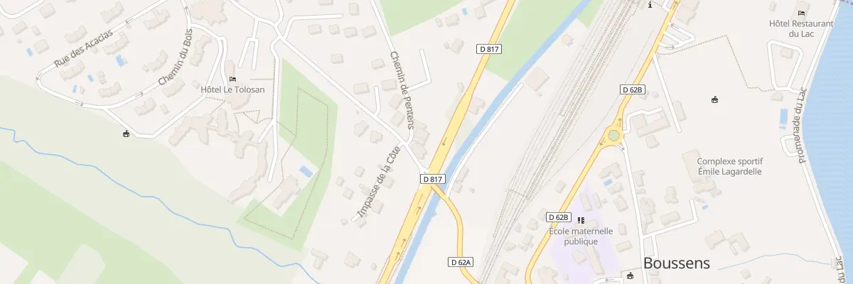 Plan du 4 Rte des Pyrenees à Boussens