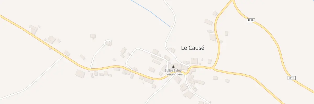 Plan du 5026 Le Cause au Causé