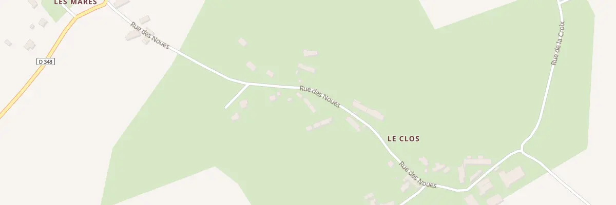 Plan du 14A Rue des Noues à Vaupillon