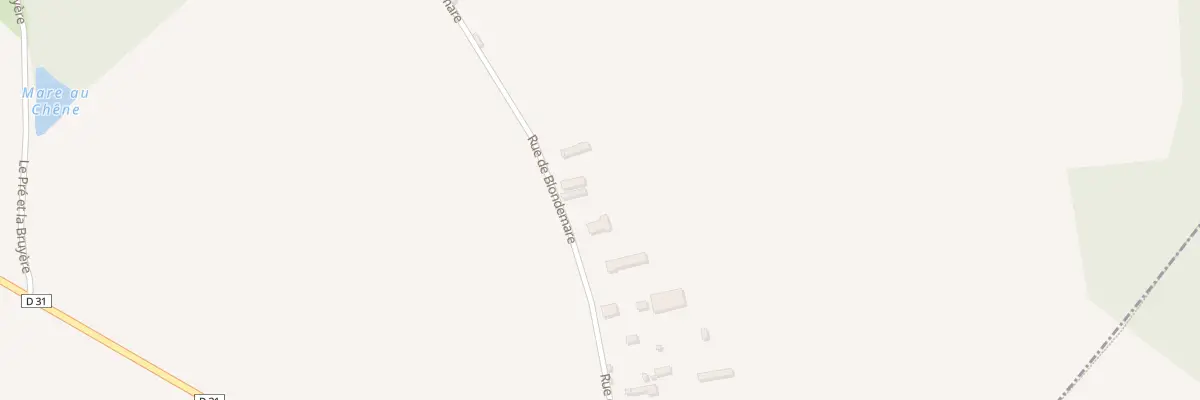 Plan du 10 Rue de Blondemare à Ormes